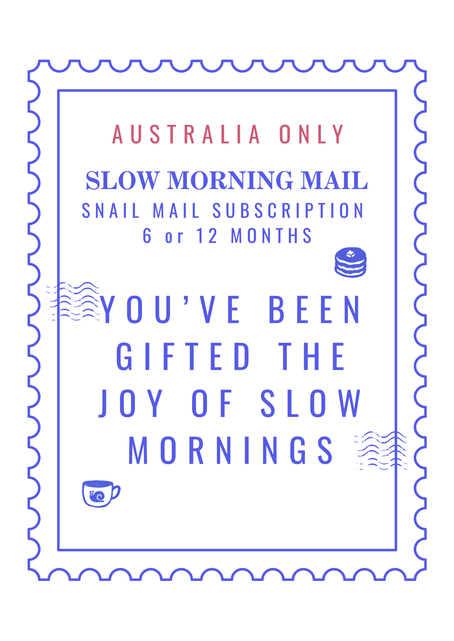 ☕️ Slow Morning Mail Gift Subscription | 6 or 12 Months (Australia Only)
